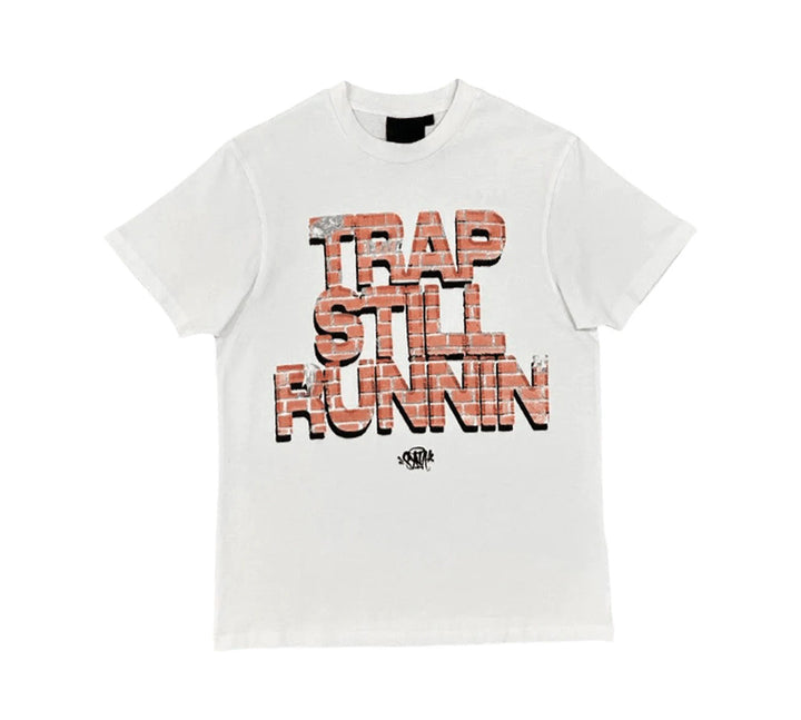 Syna World 'Trap Still Runnin' T-shirt - White