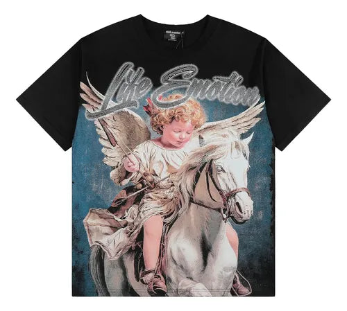 MIXED EMOTION LIFE EMOTION WHITE HORSE