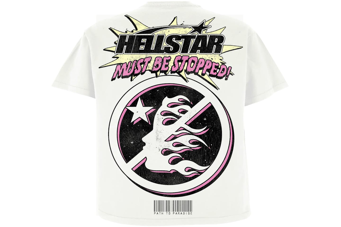 Hellstar Breaking news white Tshirt