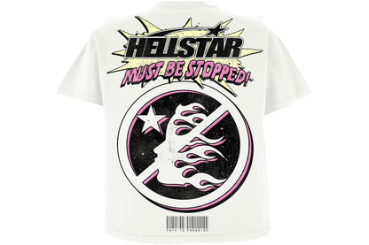 Hellstar Breaking news white Tshirt