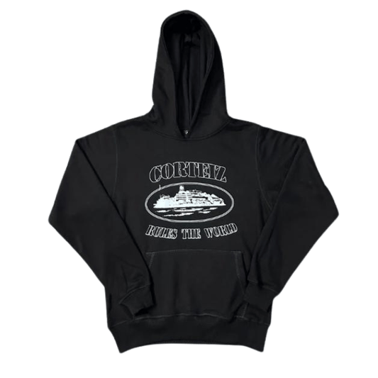 CORTEIZ HOODIE BLACK