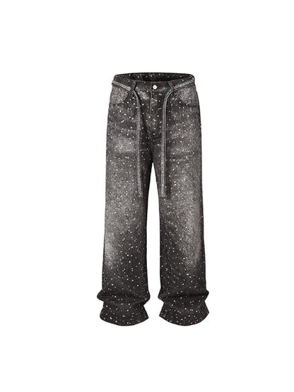 RHINESTONE BLACK PANT