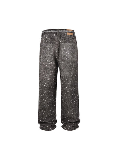 RHINESTONE BLACK PANT
