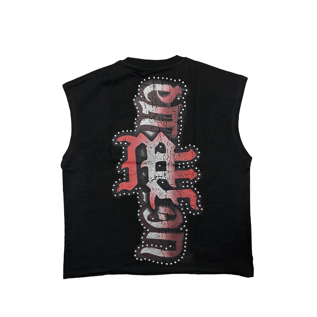 Mixed Emotional Brand Angel Sleeveless Shirt