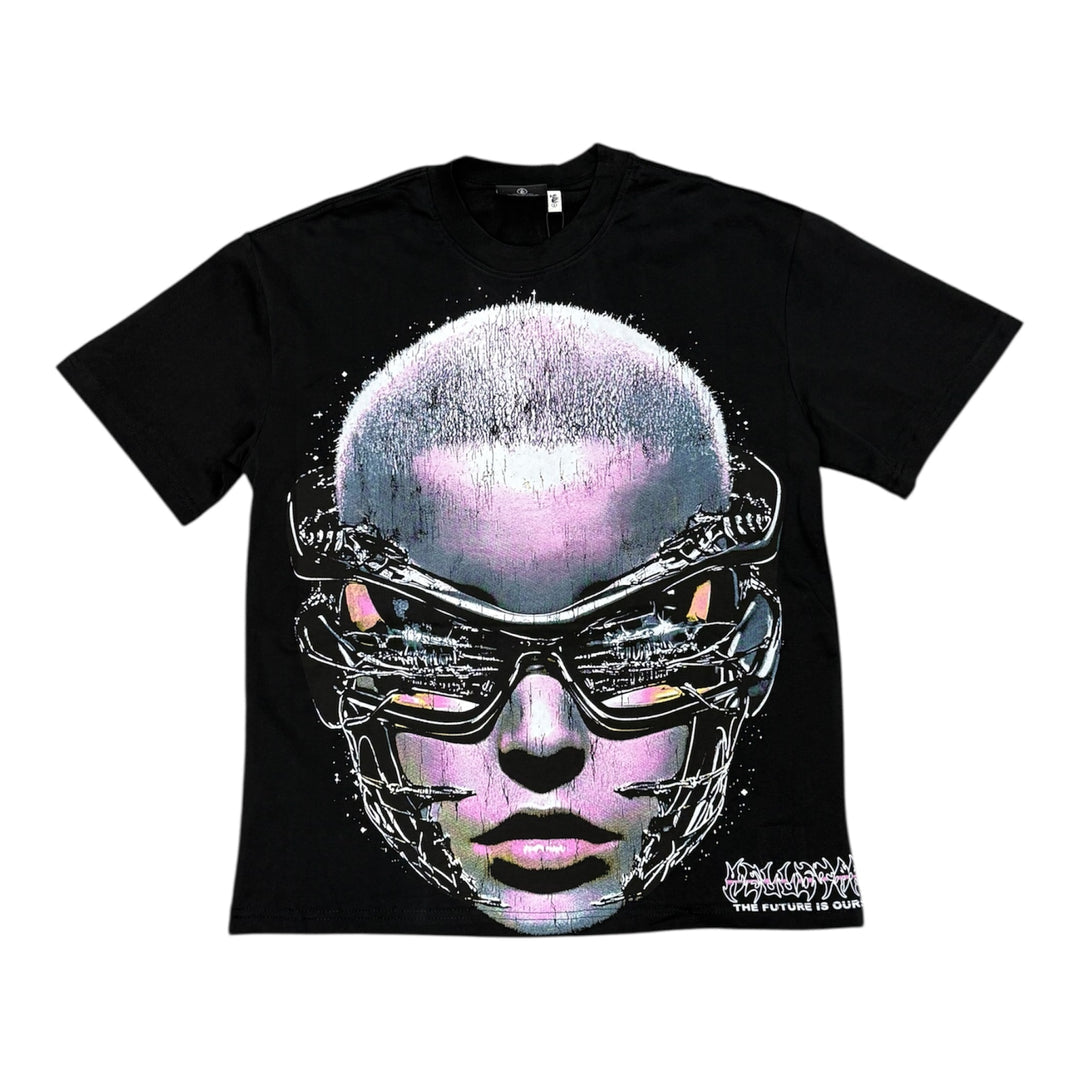 Hellstar Black Rose Emblem Tshirt BLACK