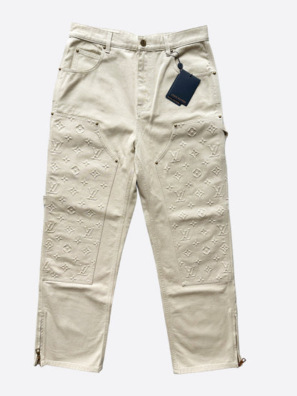 Louis Vuitton
Beige Monogram Carpenter Pants
