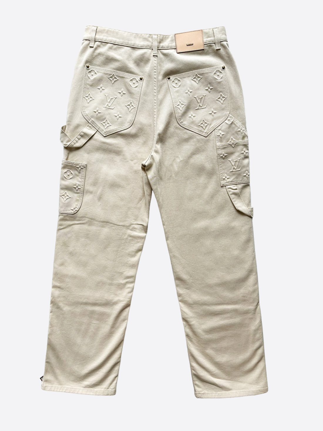 Louis Vuitton
Beige Monogram Carpenter Pants