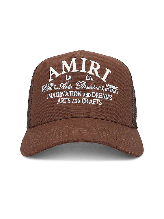 AMIRI ARTS DISTRICT HAT BROWN