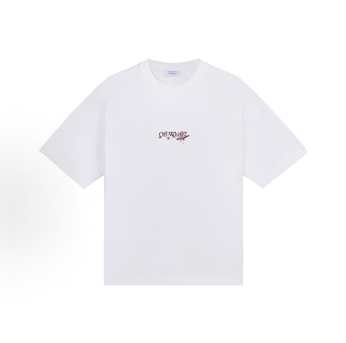 OFF WHITE 26SS RETRO SAKURA White TEE