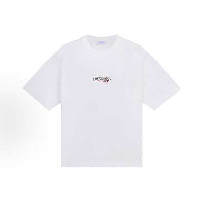 OFF WHITE 26SS RETRO SAKURA White TEE