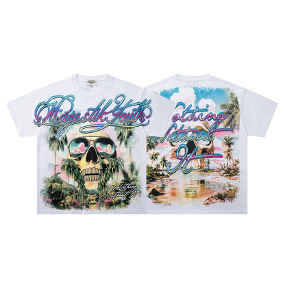 Majestik Island Days White Tshirt