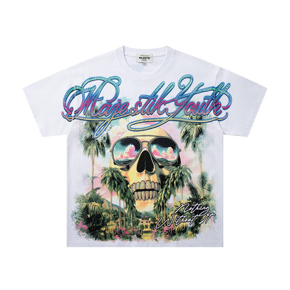 Majestik Island Days White Tshirt