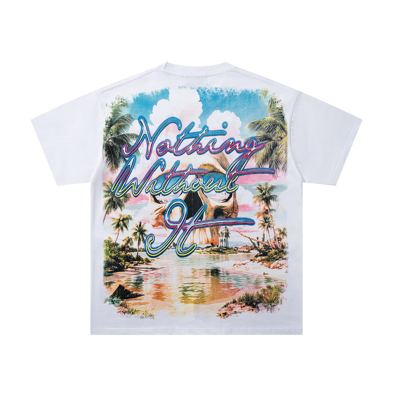 Majestik Island Days White Tshirt