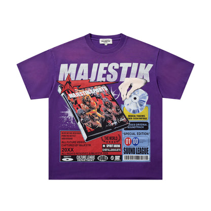 Majestik Tour Sound League Purple Tshirt