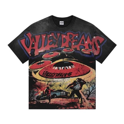 Vale Forever Valley Dreams UFO Graphic T-Shirt