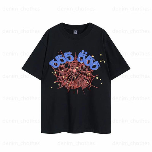 TSHIRT SPIDER BLACK