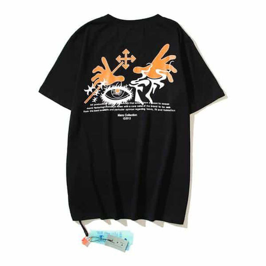 TSHIRT OFF WHITE WIZARD EYE BLACK