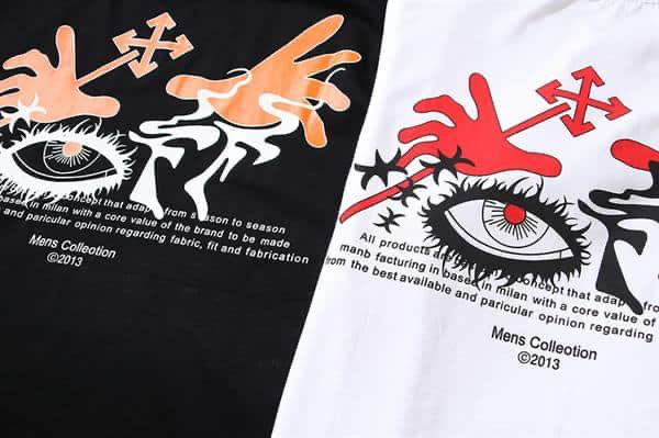 TSHIRT OFF WHITE WIZARD EYE BLACK