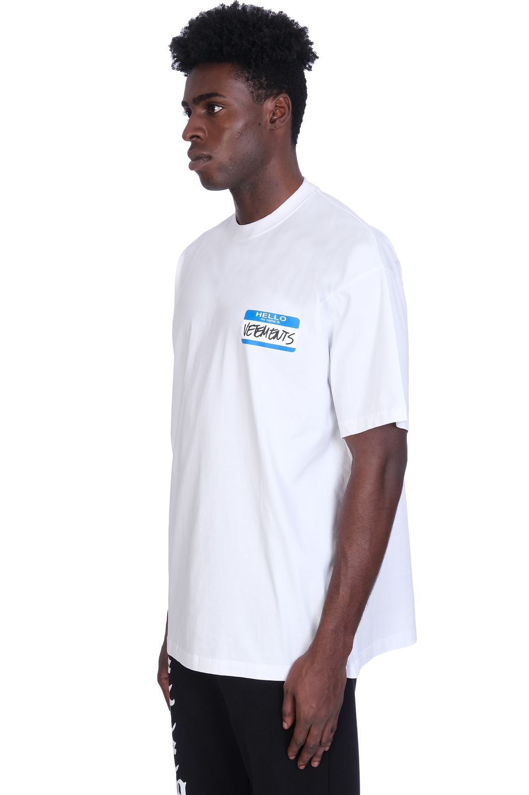 TSHIRT HELLO VETEMENTS WHITE