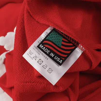 DENIM TEARS RED HOODIE