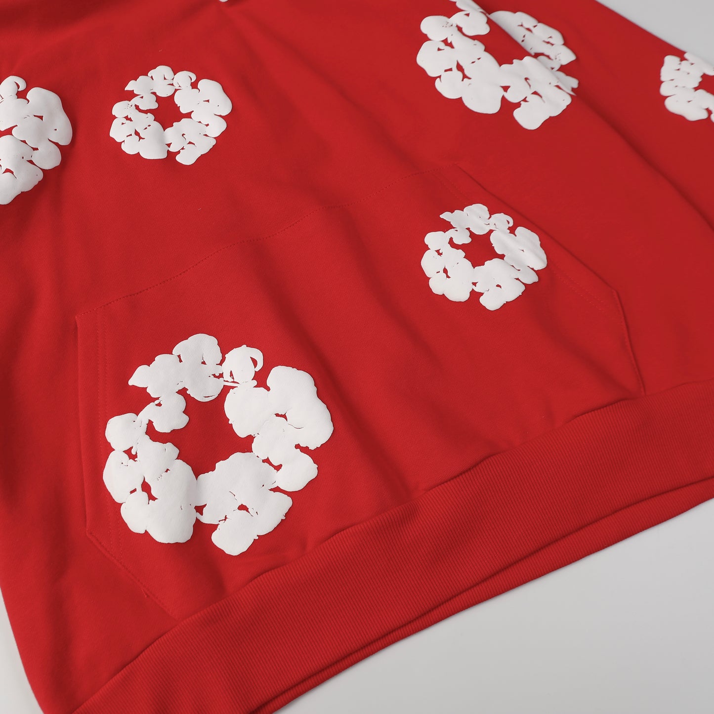 DENIM TEARS RED HOODIE