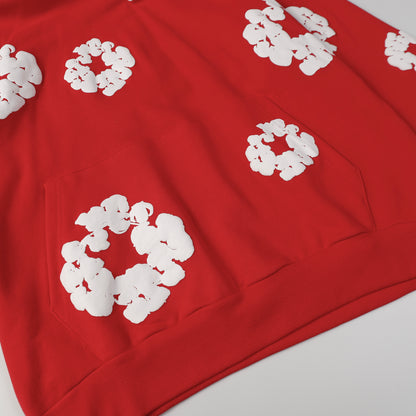 DENIM TEARS RED HOODIE