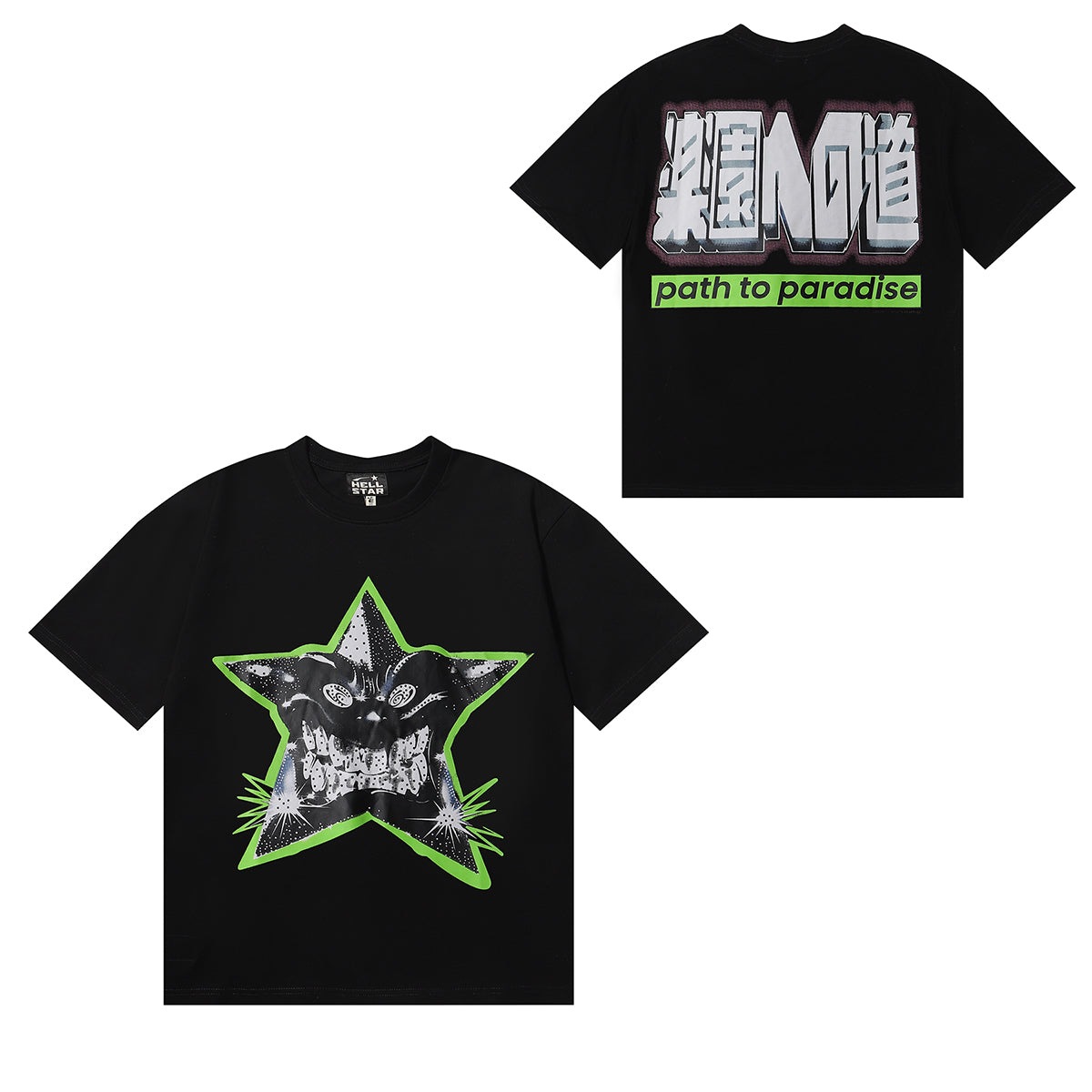 TSHIRT HELLSTAR PATH TO PARADISE BLACK