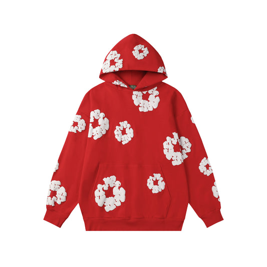 DENIM TEARS RED HOODIE