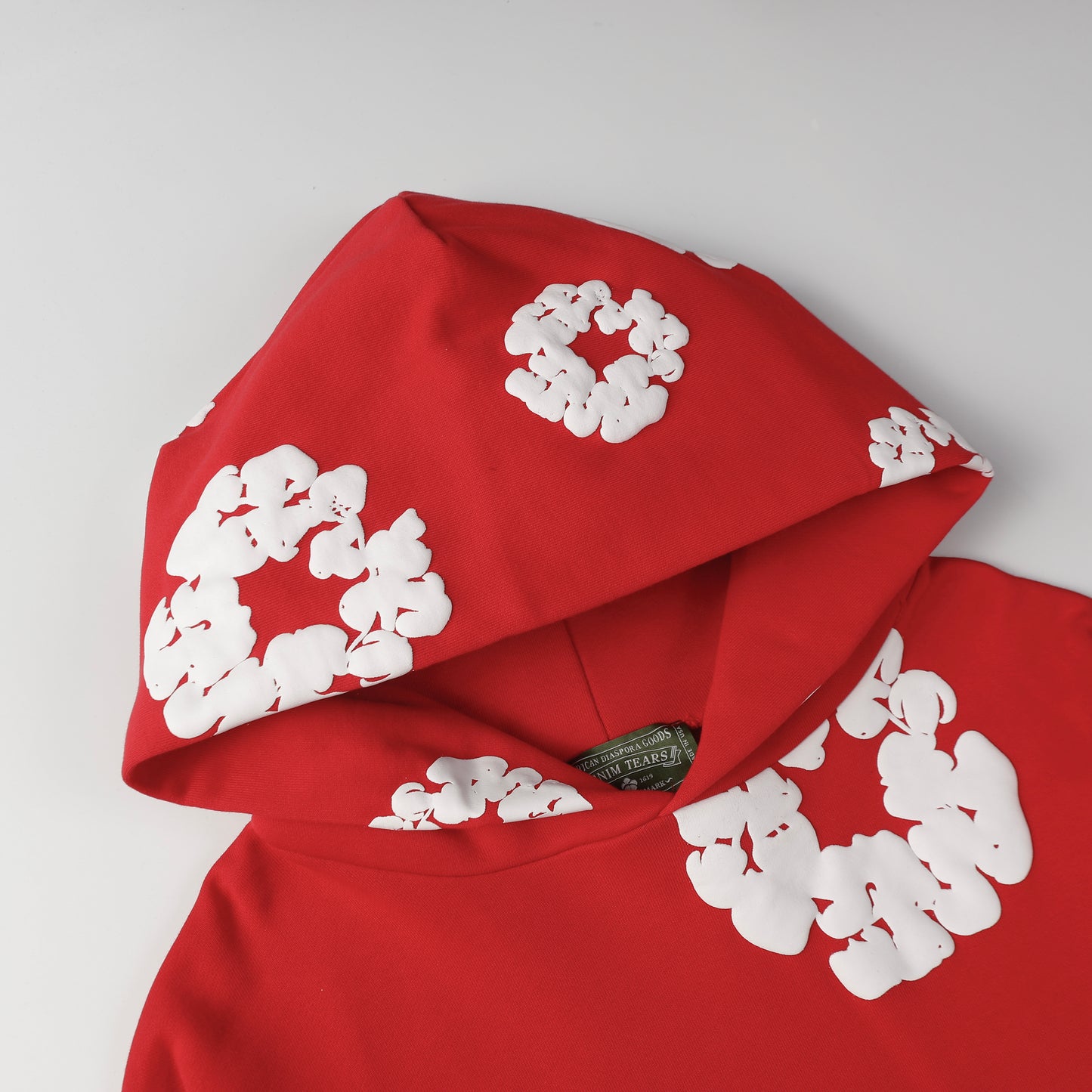 DENIM TEARS RED HOODIE