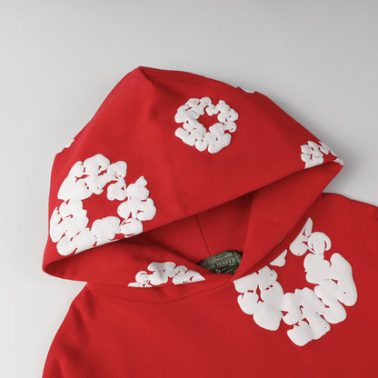 DENIM TEARS RED HOODIE