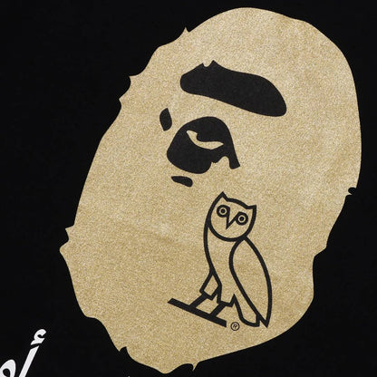 TSHIRT BAPE X OVO APE GOLD