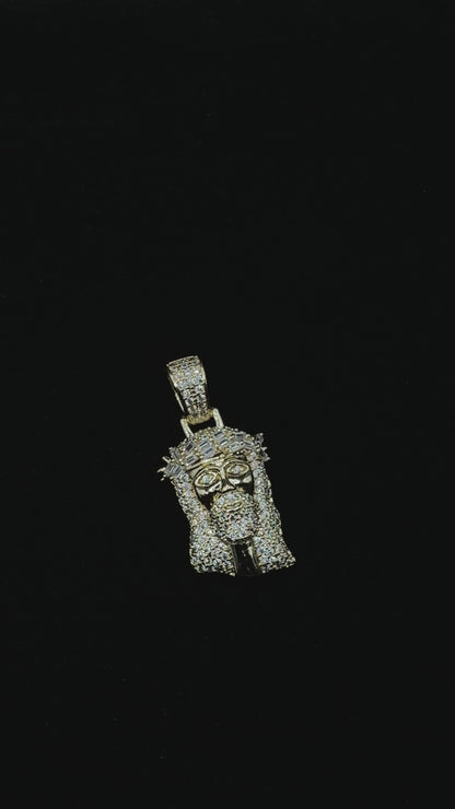 Iced Jesus Piece Oro laminado 14K