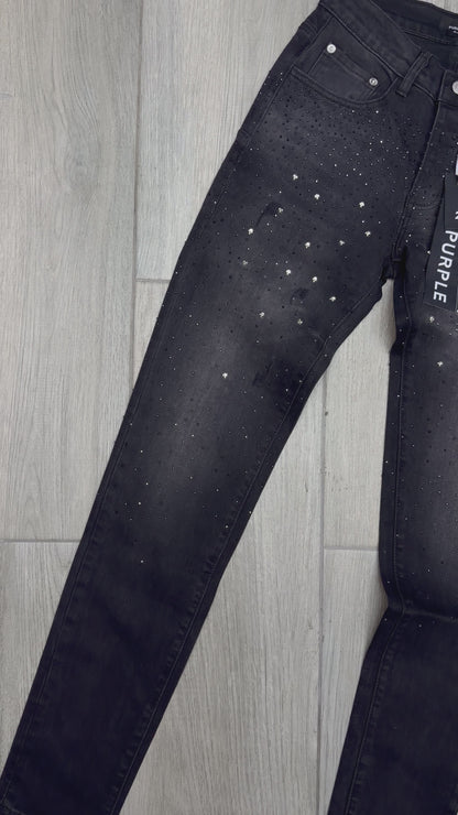 PURPLE BRAND JEANS BLACK PU9130