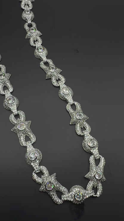 Iced Star Link Chain