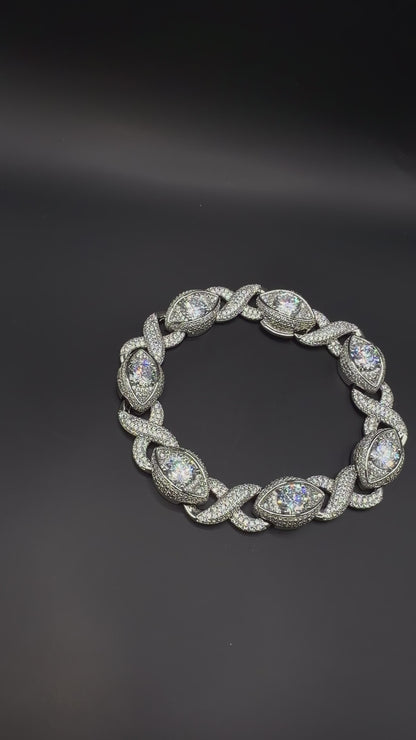 Luxe Marquise Link Bracelet